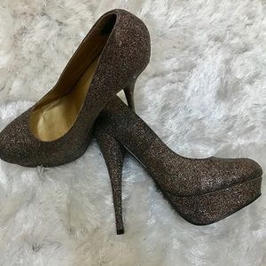 New Caity Glitter Heels